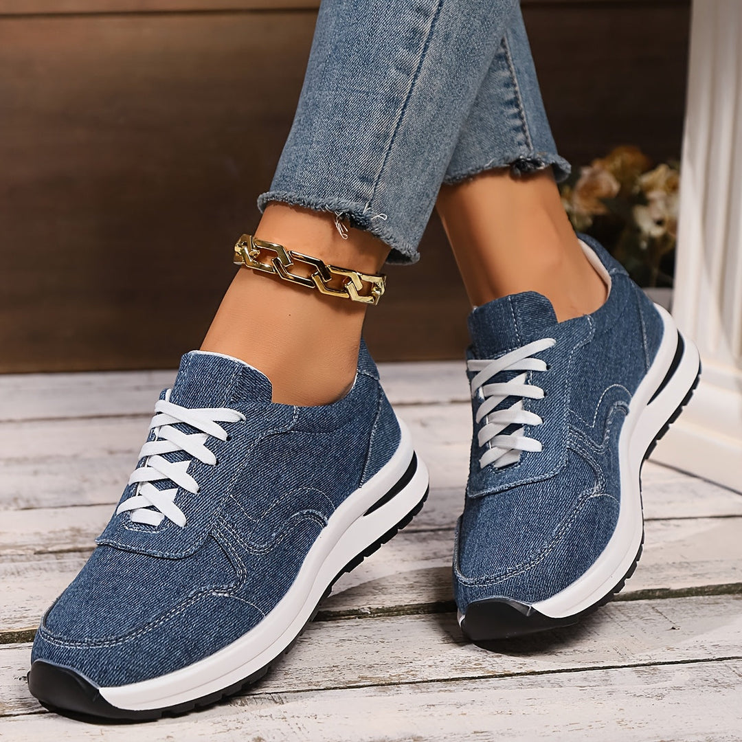 Lola | Baskets en jean orthopédiques