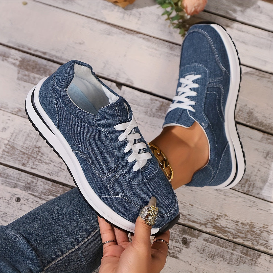 Lola | Baskets en jean orthopédiques