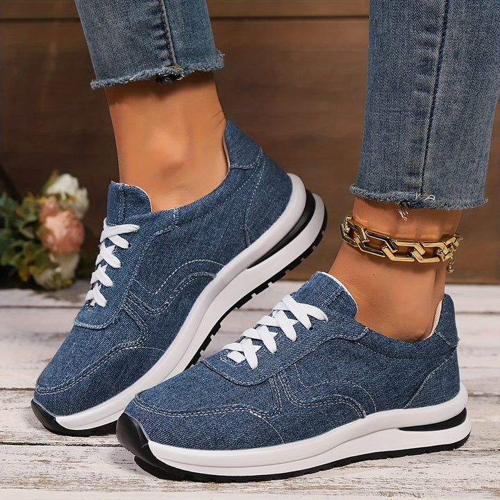 Lola | Baskets en jean orthopédiques