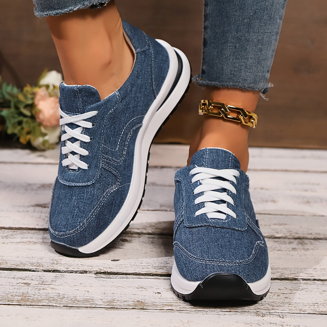 Lola | Baskets en jean orthopédiques
