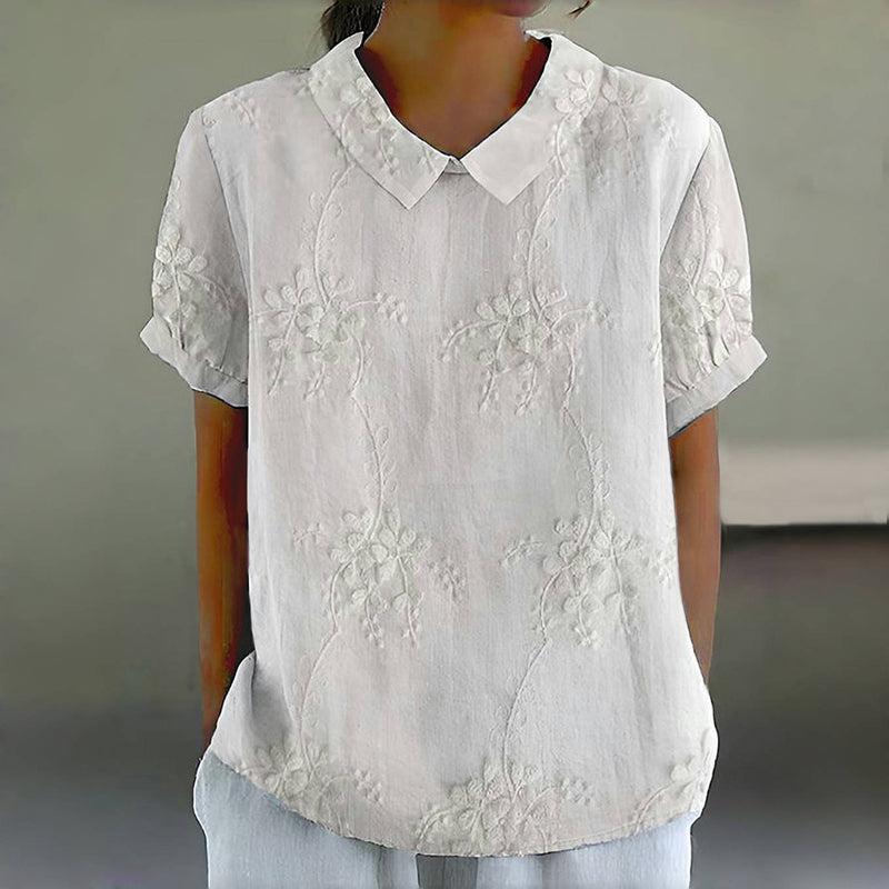 Apolline – Blouse vintage à imprimé floral
