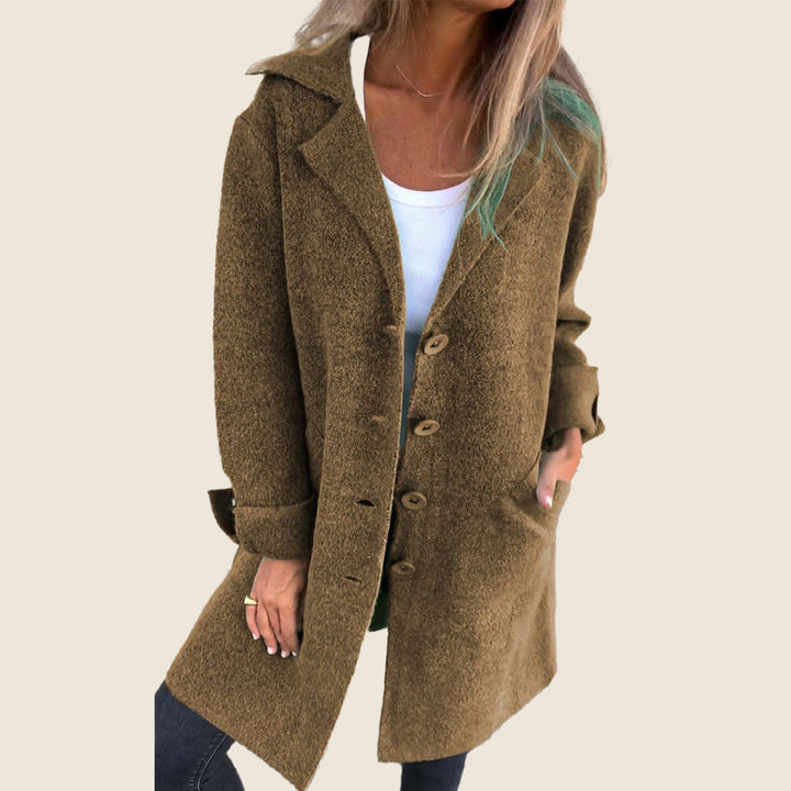 Maxine | Manteau Casual Monopette avec Revers