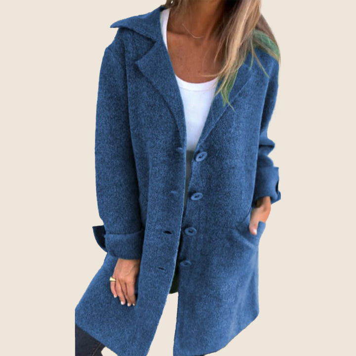 Maxine | Manteau Casual Monopette avec Revers