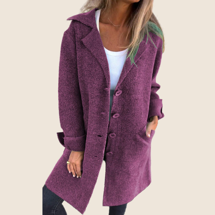 Maxine | Manteau Casual Monopette avec Revers