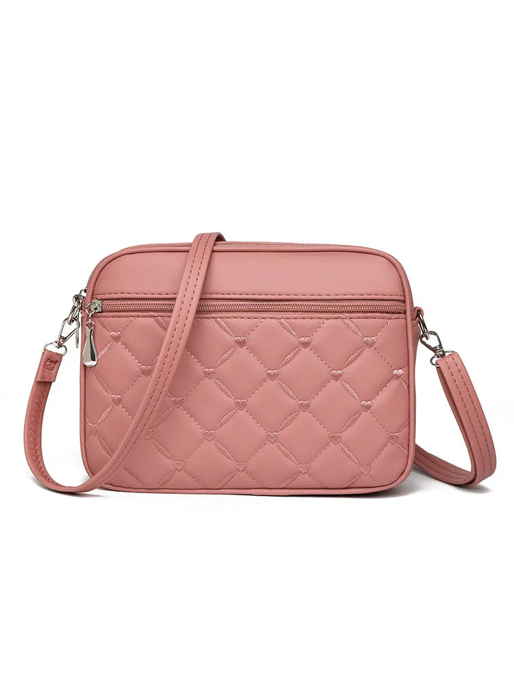Maëlia | Sac bandoulière carré en PU doux