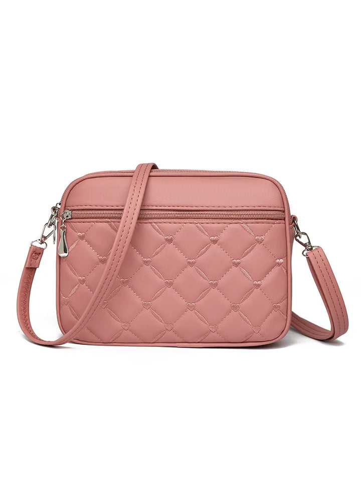 Maëlia | Sac bandoulière carré en PU doux