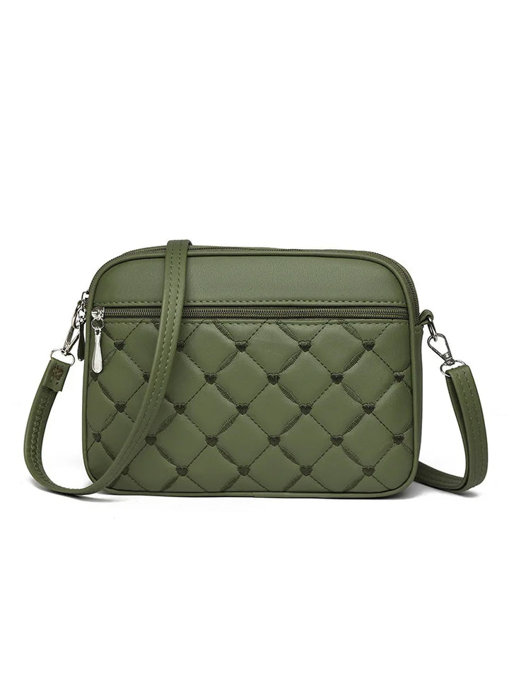 Maëlia | Sac bandoulière carré en PU doux