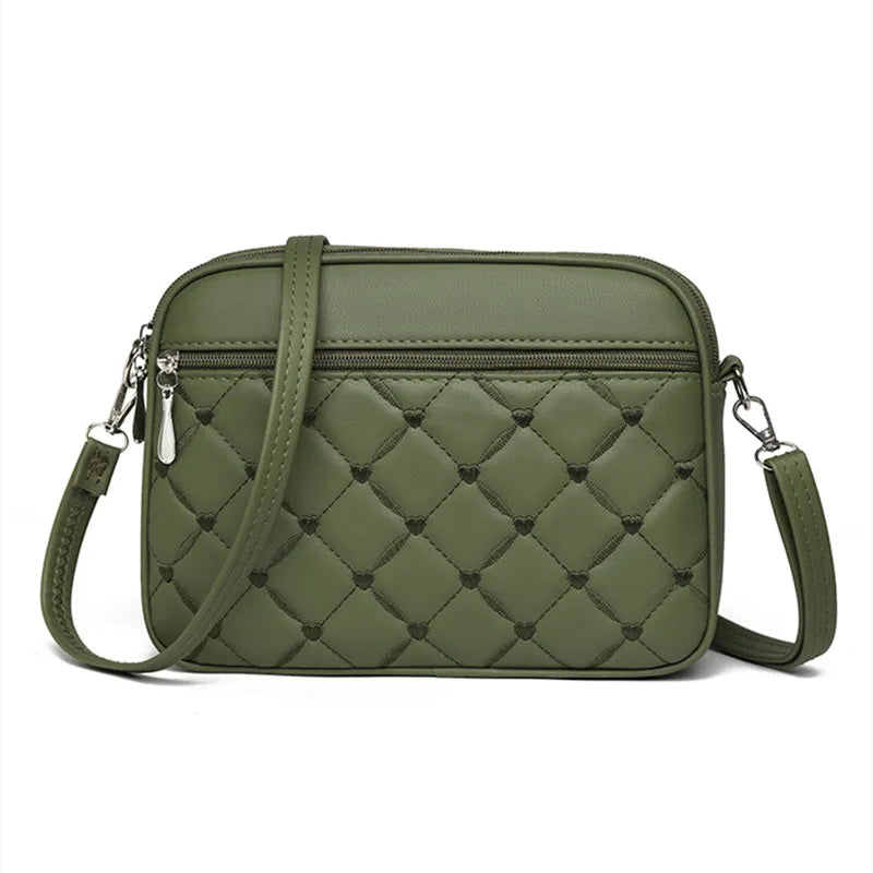 Maëlia | Sac bandoulière carré en PU doux
