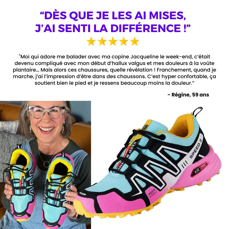 Capucine – Chaussures de marche à confort orthopédique